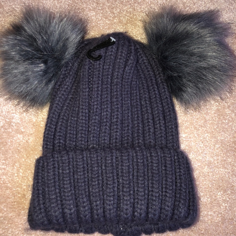 Double Pom Pom Beanie